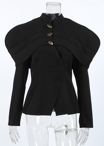 Slim-Fit Black Blazer – Small Fragrance Style